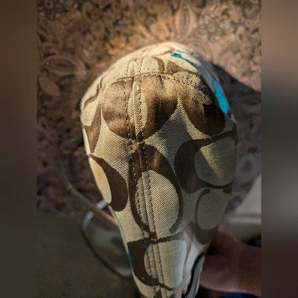 Coach Signature Canvas Tote Bag - Multicolor In Excellent Condition - Picture 6 of 13